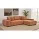 Octavia Orange 2 Piece Modular Sectional