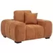 Octavia Orange Upholstered Lounge Chair