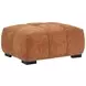 Octavia Orange Upholstered Rectangular Ottoman