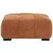 Octavia Orange Upholstered Rectangular Ottoman