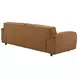 Buxton Orange Leather 91" Sofa