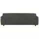 Buxton Graphite Leather 91" Sofa
