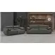 Buxton Graphite Leather 91" Sofa