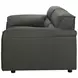 Buxton Graphite Leather 74" Loveseat