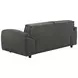 Buxton Graphite Leather 74" Loveseat