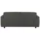 Buxton Graphite Leather 74" Loveseat