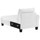 Caspian White LAF Sectional