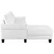 Caspian White LAF Sectional