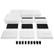 Caspian White LAF Sectional