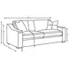 Ashlyn White Upholstered Performance Fabric 90" Sofa
