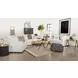 Ashlyn White Upholstered Performance Fabric 90" Sofa
