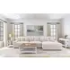 Blaine Sand 3 Piece Performance Fabric Reversible Sectional