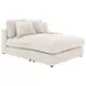 Blaine Sand 3 Piece Performance Fabric Reversible Sectional