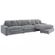 Blaine Fog 3 Piece Reversible Sectional