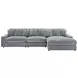 Blaine Fog 3 Piece Reversible Sectional