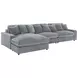 Blaine Fog 3 Piece Reversible Sectional