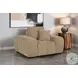 Octavia Camel Track Arm Accent Chair