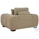 Octavia Camel Track Arm Accent Chair