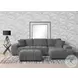 Octavia Charcoal Gray 2 Piece Chaise Sofa Sectional