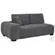 Octavia Charcoal Gray 2 Piece Chaise Sofa Sectional