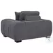 Octavia Charcoal Gray Track Arm Accent Chair