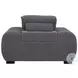 Octavia Charcoal Gray Track Arm Accent Chair