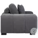 Octavia Charcoal Gray Track Arm Accent Chair