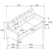 Bowen II Rust 77" Sofa