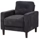 Bowen II Steel Gray Upholstered Lounge Chair