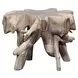 Cypress Natural White Wash Free Form End Table
