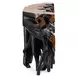 Cypress Black and Brown 70" Free Form Console Table