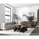 Cypress Black and Natural Square Coffee Table
