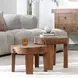 Kariba Natural 15" Round Accent Table