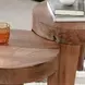 Kariba Natural 15" Round Accent Table
