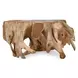 Cypress Natural Free Form Coffee Table