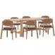 Aston Natural 94" Rectangular Outdoor Dining Room Set
