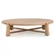 Aston Natural 65" Round Outdoor Coffee Table