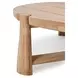 Aston Natural 65" Round Outdoor Coffee Table