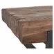 Duarte Rustic Brown and Black Rectangular Coffee Table