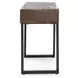 Duarte Rustic Brown Rectangular Console Table