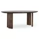 Norwood Bark Brown 78" Oval Dining Table