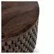 Norwood Bark Brown Round End Table