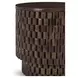 Norwood Bark Brown Round End Table