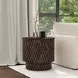 Norwood Bark Brown Round End Table