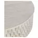 Norwood Coastal White Round Coffee Table