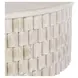 Norwood Coastal White Round Coffee Table