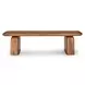 Chloe Hickory Brown Rectangular Coffee Table