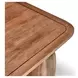 Chloe Hickory Brown Rectangular Coffee Table