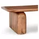Chloe Hickory Brown Rectangular Coffee Table