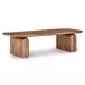 Chloe Hickory Brown Rectangular Coffee Table